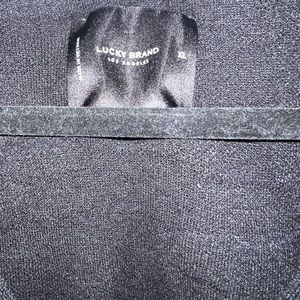 Lucky brand black camo sweater size xl